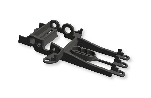 NSR1331 - Sidewinder Motor Mount for NSR Hypercar - +1mm Offset - Medium Black