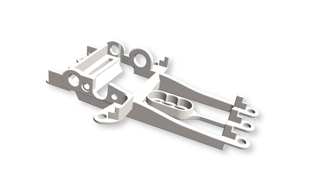 NSR1330 - Sidewinder Motor Mount for NSR Hypercar - +1mm Offset - Hard White