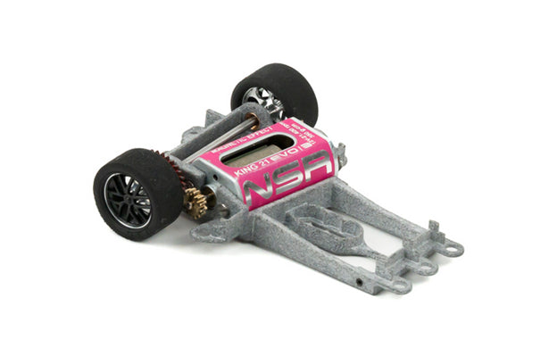 NSR 1336A -  11º Anglewinder Motor Mount - for Hypercar - Offset +1.0mm - Grey