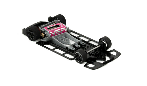 NSR 1336A -  11º Anglewinder Motor Mount - for Hypercar - Offset +1.0mm - Grey