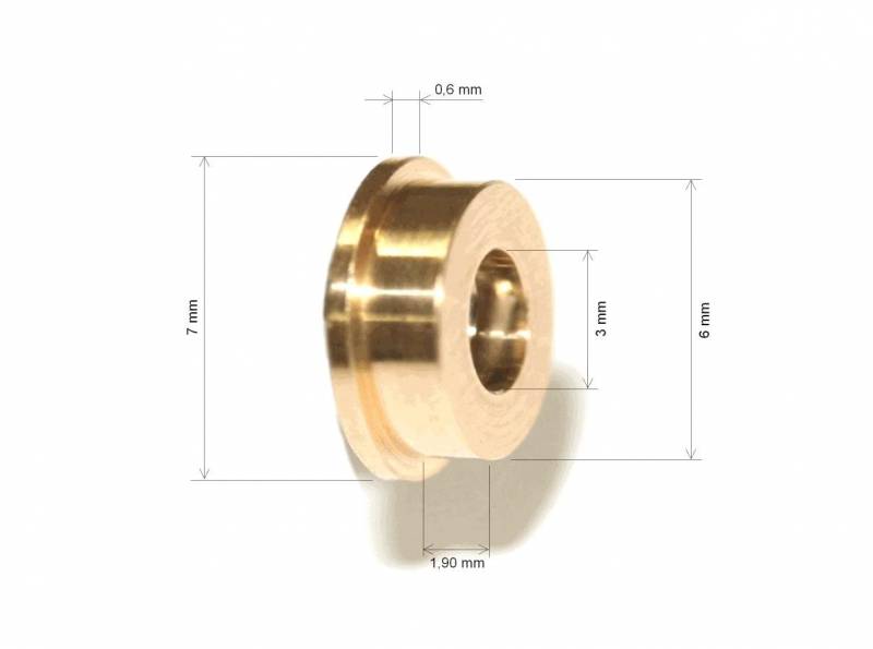 Bucha SP057500 para eixo de 3 mm UNIVERSAL