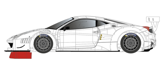 Scaleauto SC-A39M01 - PRE-ORDER NOW! - Berlinetta GT3 - White Racing Kit