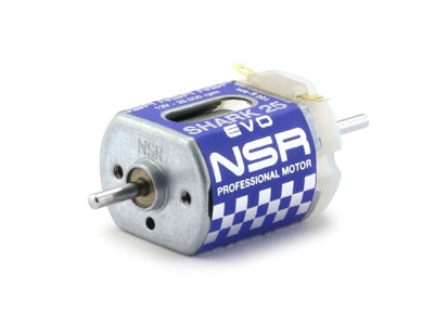 NSR3043IS - Shark Short Can Motor - 25,000 RPM - with Wires & IL Pinion (for Scalex/Slot.it)