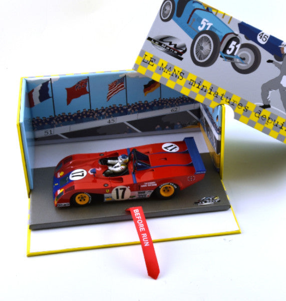LMM 132116/17M - PRE-ORDER NOW! - Ferrari 312 PB - Carlos Reutemann #17 - '73 Le Mans