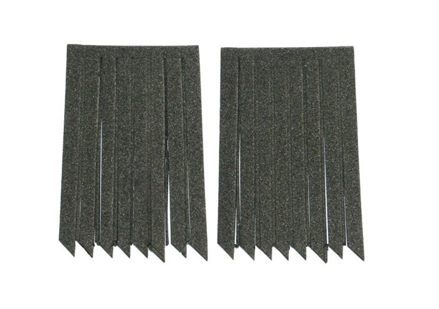 Sloting Plus SP029961 - Self-Adhesive Foam Wheel Insert Strips - Black - 16 pieces