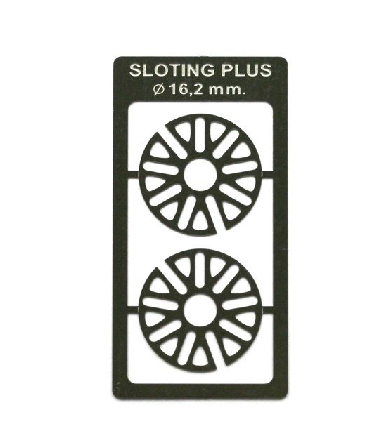 Sloting Plus SP029906 - BBS Hubcaps + Brake Discs - for 16.2mm wheels