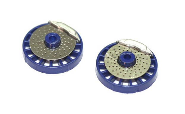 Sloting Plus SP029900 - Painted Wheel Insert Set - Le Mans Style - for 16.9" Wheels - Blue