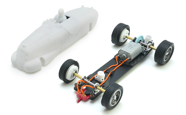 Scaleauto SC-7150 - FAÇA SUA PRÉ-ENCOMENDA AGORA! - Talbot-Lago T26 SS - GP124 Classic - kit branco (chassi D5)