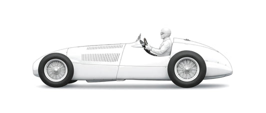 Scaleauto GP124 Classic SC-7160 - PRE-ORDER NOW! - '36 AR Type 12C - Vandervilt Cup - White Kit
