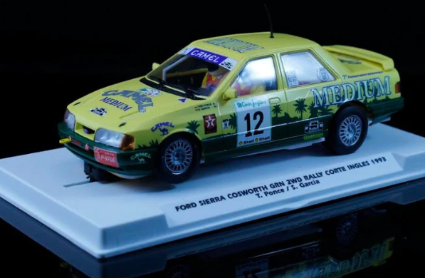 Fly E2118 - PRE-ORDER NOW! - Ford Sierra Cosworth Gr.N 2WD - Camel #12 - '93 Rally Corte Ingles