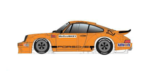Scaleauto SC-6397R - ¡RESERVA YA! - Porsche 911 RS - Roger McCluskey #12 - IROC '73 - Serie R