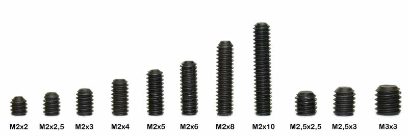 Sloting Plus SP152700 - Set Screws - M3 x 2.5mm - pack of 20