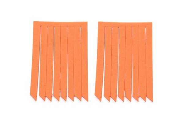 Sloting Plus SP029960 - Self-Adhesive Foam Wheel Insert Strips - Orange - 16 pieces