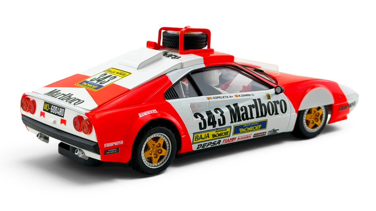 Avant Slot 51411 - PRE-ORDER NOW! - Ferrari 308 GTB - Marlboro Baja Aragon 1985 - Zanini