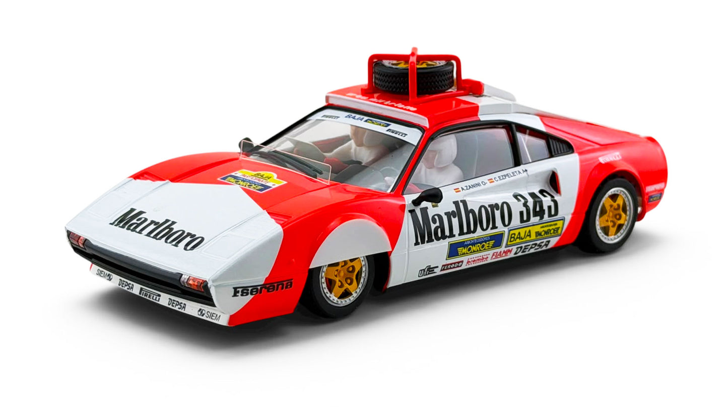 Avant Slot 51411 - PRE-ORDER NOW! - Ferrari 308 GTB - Marlboro Baja Aragon 1985 - Zanini