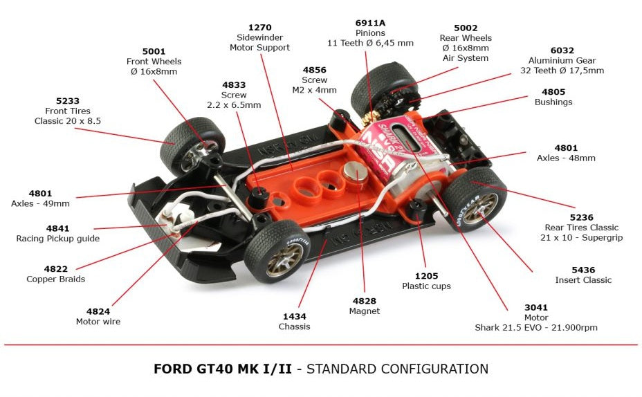 NSR 0603SW - PRE-ORDER NOW! - Ford GT40 MkI - Revson/Scott #59 - '66 Le Mans