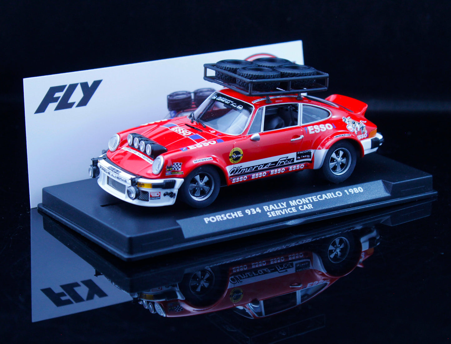 Fly A2111 - PRE-ORDER NOW! - Porsche 934 - '80 Rally Montecarlo Service Car