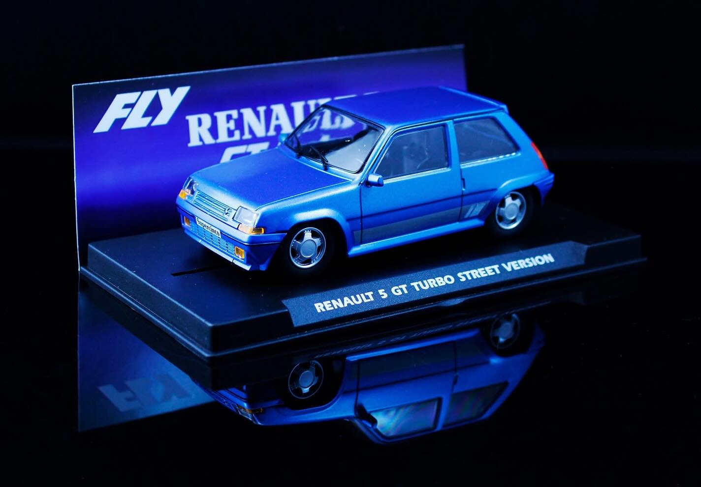 Fly A2113 - Renault 5 GT Turbo - Metallic Blue Street Version – Slot ...