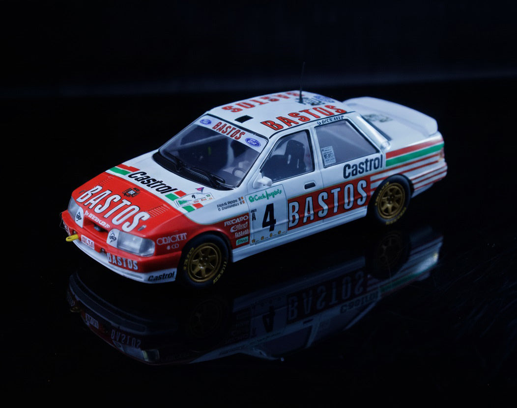 Fly A2126 - PRE-ORDER NOW! - Ford Sierra Cosworth - Bastos #4 - '91 Rally Corte Ingles