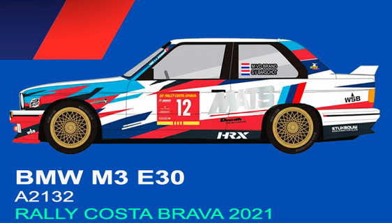 Fly A2132 - PRE-ORDER NOW! - BMW M3 E30 - MATS #12 - '21 Rally Costa Brava