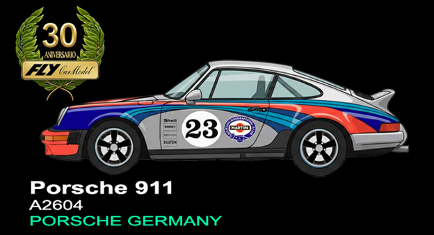 Fly A2604 - PRE-ORDER NOW! - Porsche 911 - Martini #23 - 24h Le Mans Classic