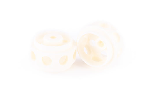 Avant Slot 20722 - Delrin Plastic Wheels - 14.5 x 9mm - White - pair