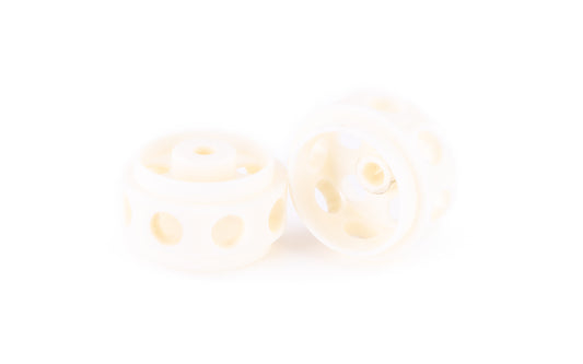 Avant Slot 20723 - Delrin Plastic Wheels - 15.5 x 9mm - White - pair