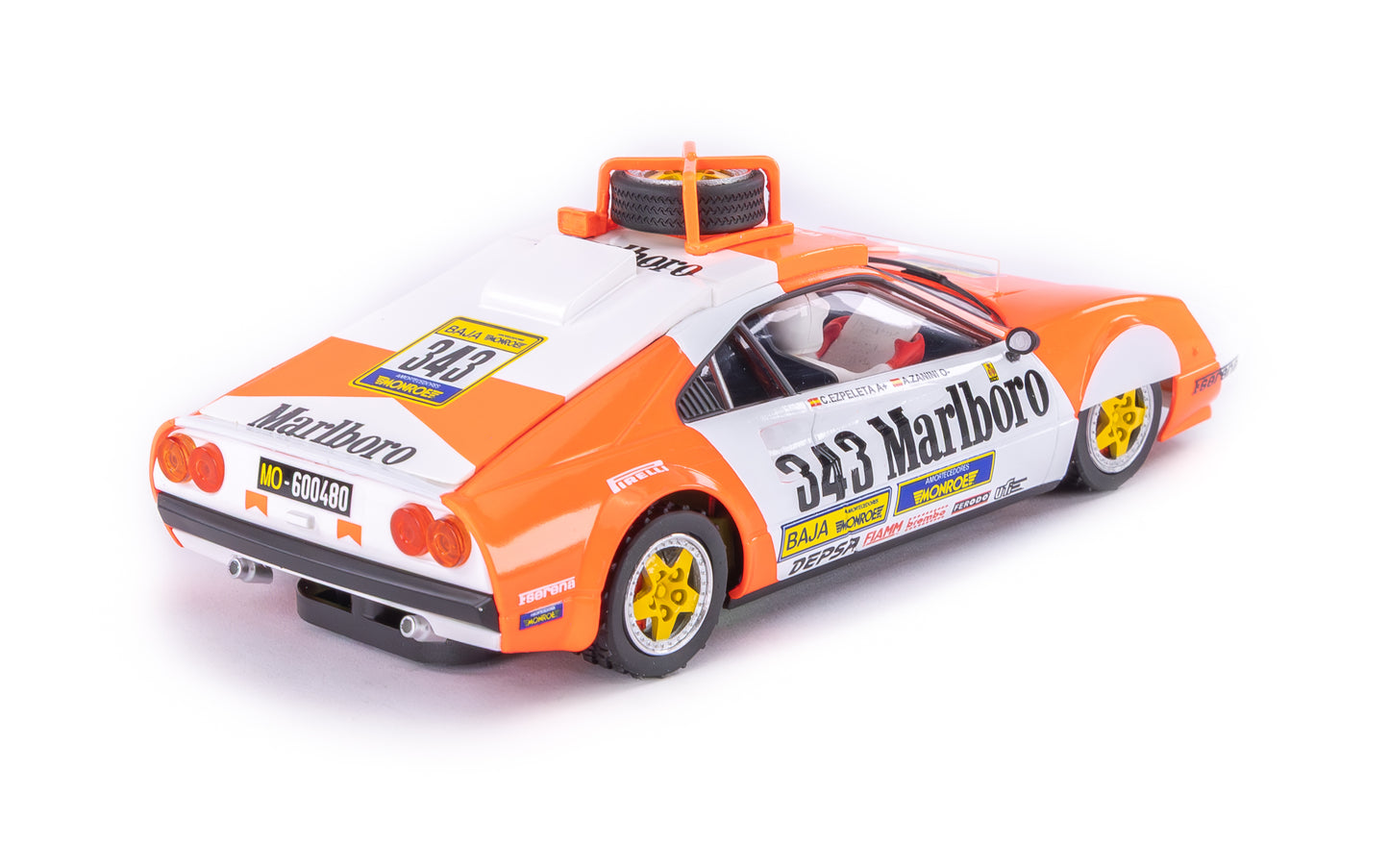 Avant Slot 51411 - Ferrari 308 GTB - Marlboro Baja Aragon 1985 - Zanini