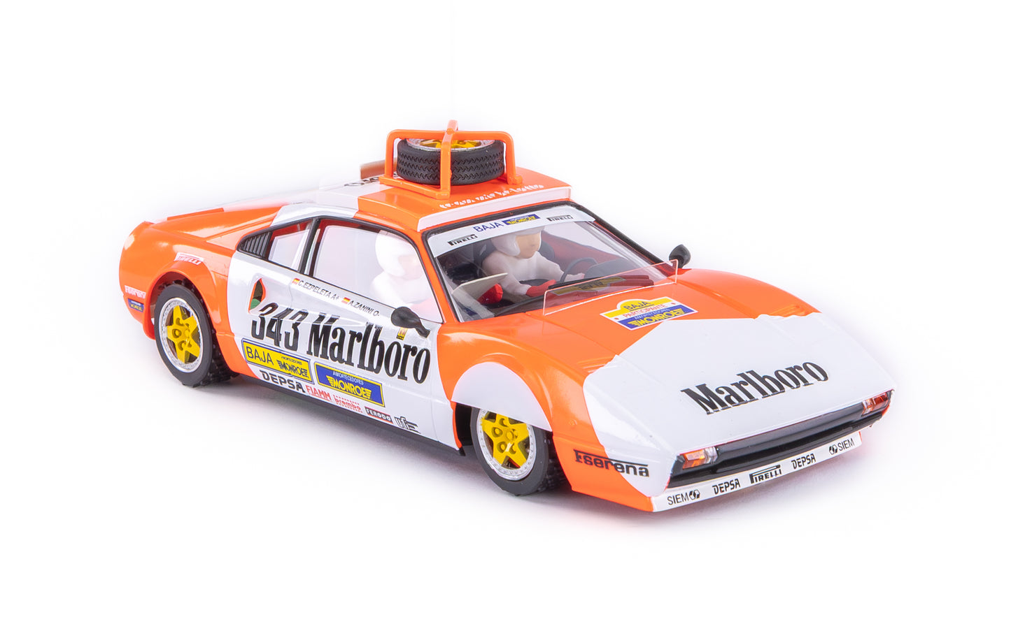 Avant Slot 51411 - Ferrari 308 GTB - Marlboro Baja Aragon 1985 - Zanini