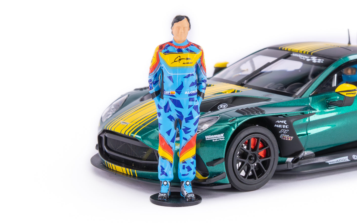 Avant Slot 52902 - Aston Martin Vantage GT3 EVO - Test Car w/ Alonso Figure