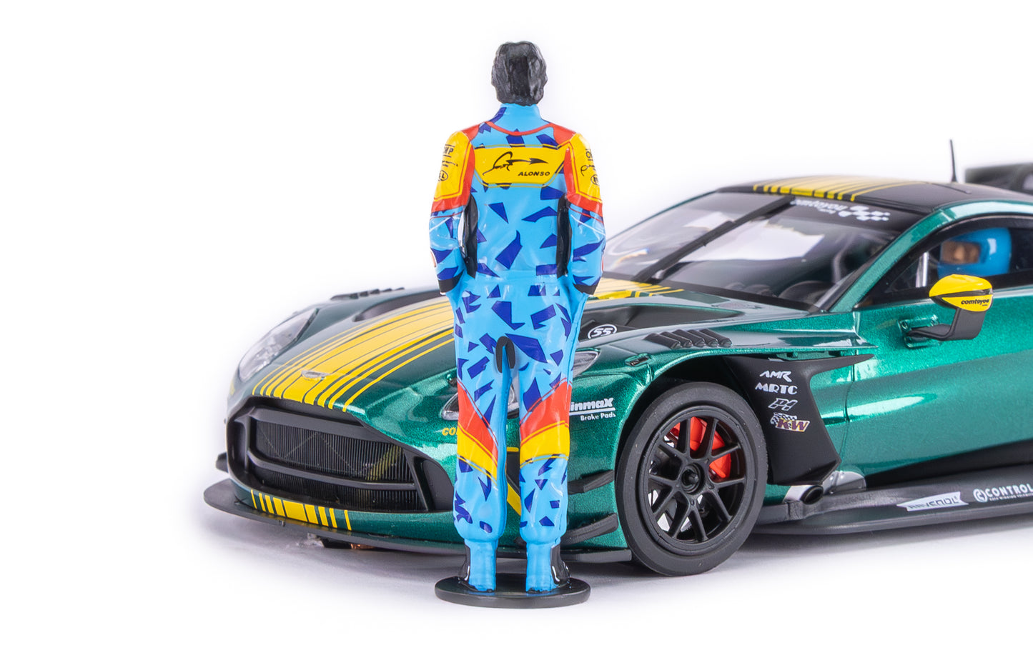 Avant Slot 52902 - Aston Martin Vantage GT3 EVO - Test Car w/ Alonso Figure