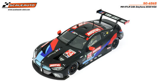 Scaleauto SC-6363 - PRE-ORDER NOW!!! - BMW M8 - Motul #24 - '20 Daytona Winner - Home Series