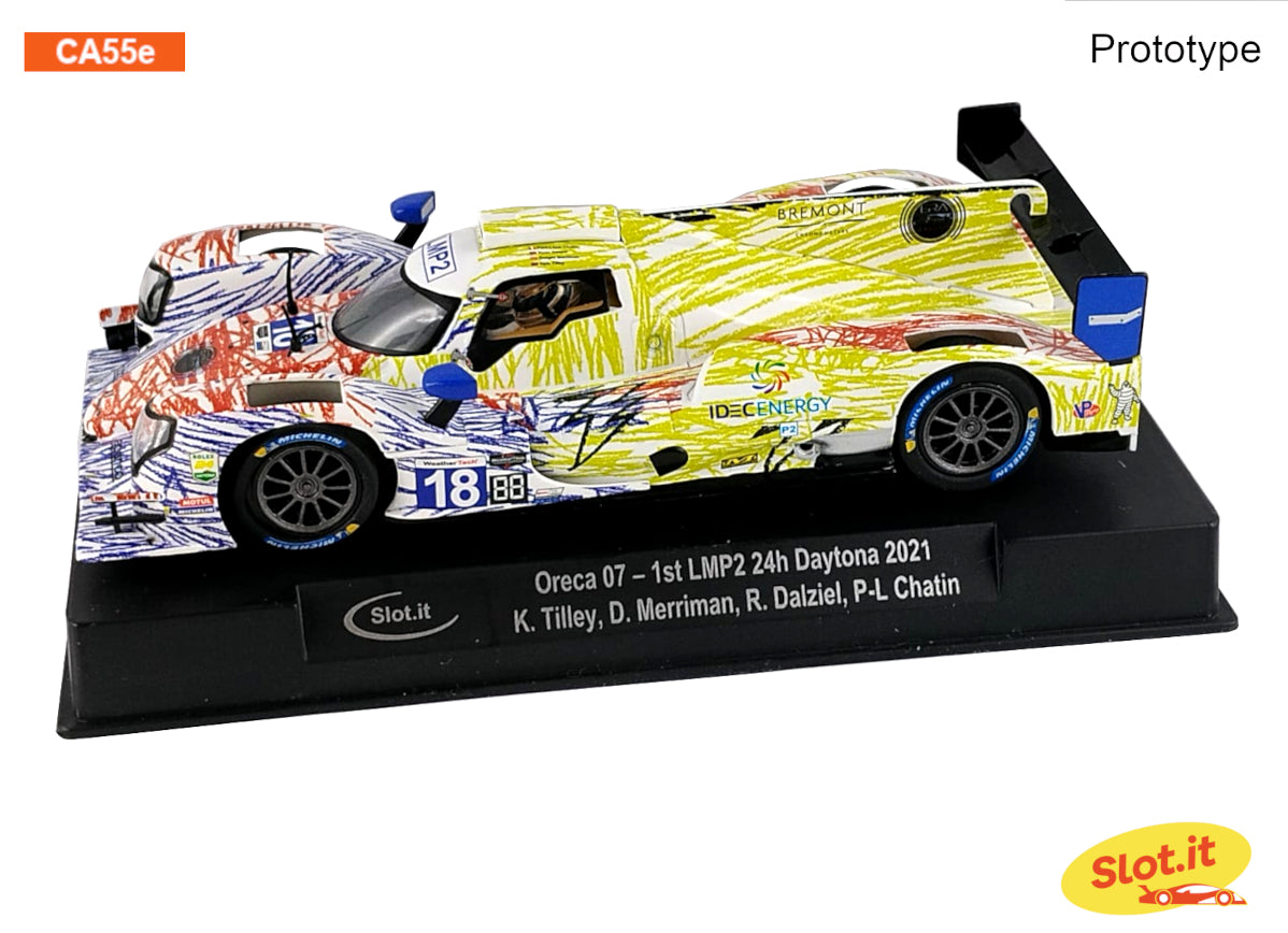 Slot.it CA55E - PRE-ORDER NOW! - Oreca 07 - 'Crayon Car' #18 - '21 Daytona