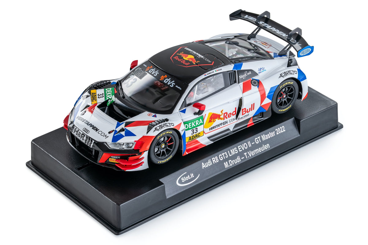Slot.it CA58C - Audi R8 GT3 LMS EVO II - Red Bull #33 - '22 ADAC GT Masters