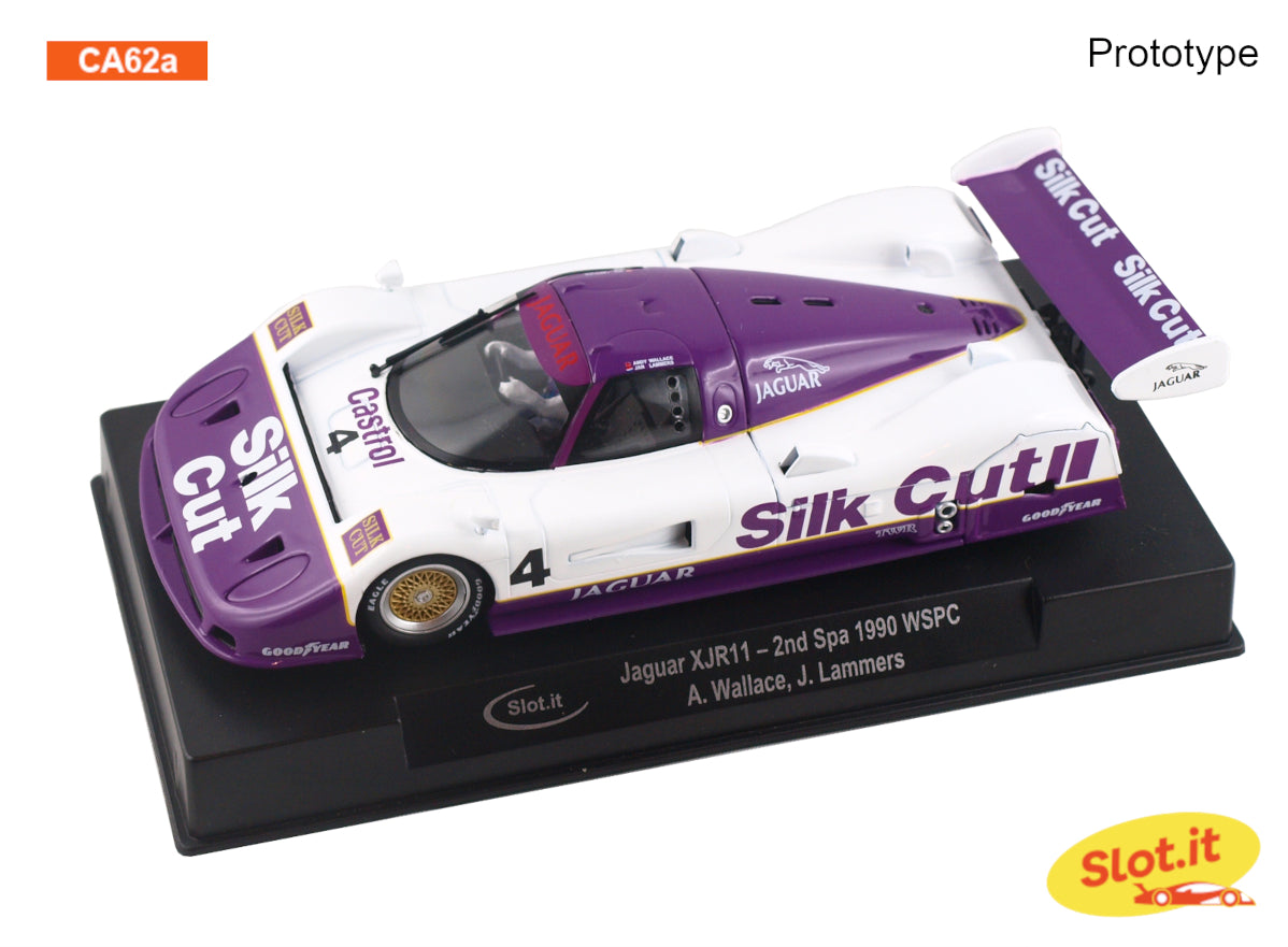 Slot.it CA62A - PRE-ORDER NOW! - Jaguar XJR11 - Silk Cut #4 - '90 Spa
