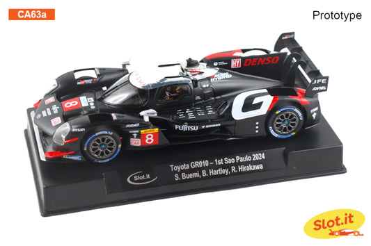 Slot.it CA63A - PRE-ORDER NOW! - Toyota GR010 #8 - S. Buemi / B. Hartley / R. Hirakawa - '24 São Paulo Winner