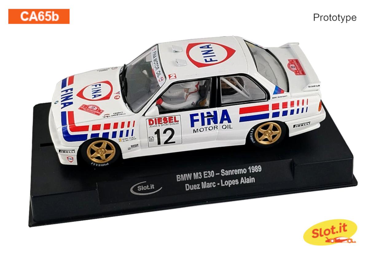 Slot.it CA65B - PRE-ORDER NOW! - BMW M3 E30 - FINA #12 - '89 WRC