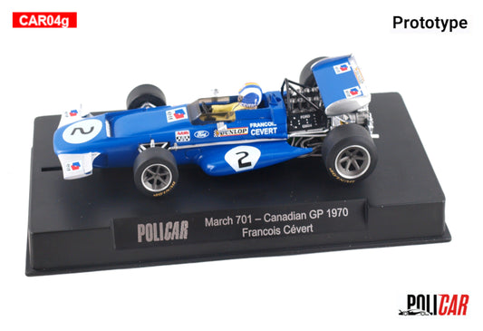Policar PCAR04G - PRE-ORDER NOW! - March 701 - Francois Cévert #2 - '70 Canadian GP
