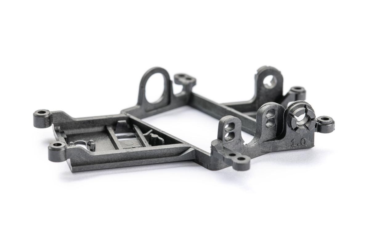 Slot.it CH82C1 - Anglewinder Motor Mount - 1.0mm Offset - EVO6 - for Boxer/Flat 6 - CARBON FIBER