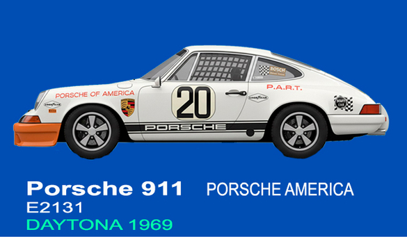 Fly E2131 - PRE-ORDER NOW! - Porsche 911 - PART #20 - '69 24h of Daytona