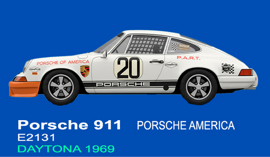 Fly E2131 - PRE-ORDER NOW! - Porsche 911 - PART #20 - '69 24h of Daytona
