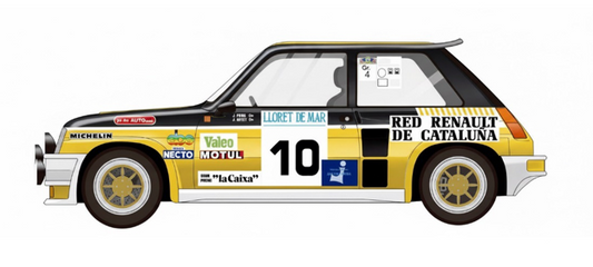 Fly E2133 - PRE-ORDER NOW! - Renault 5 GT Turbo - Ortiz #10 - '83 Rally Costa Brava