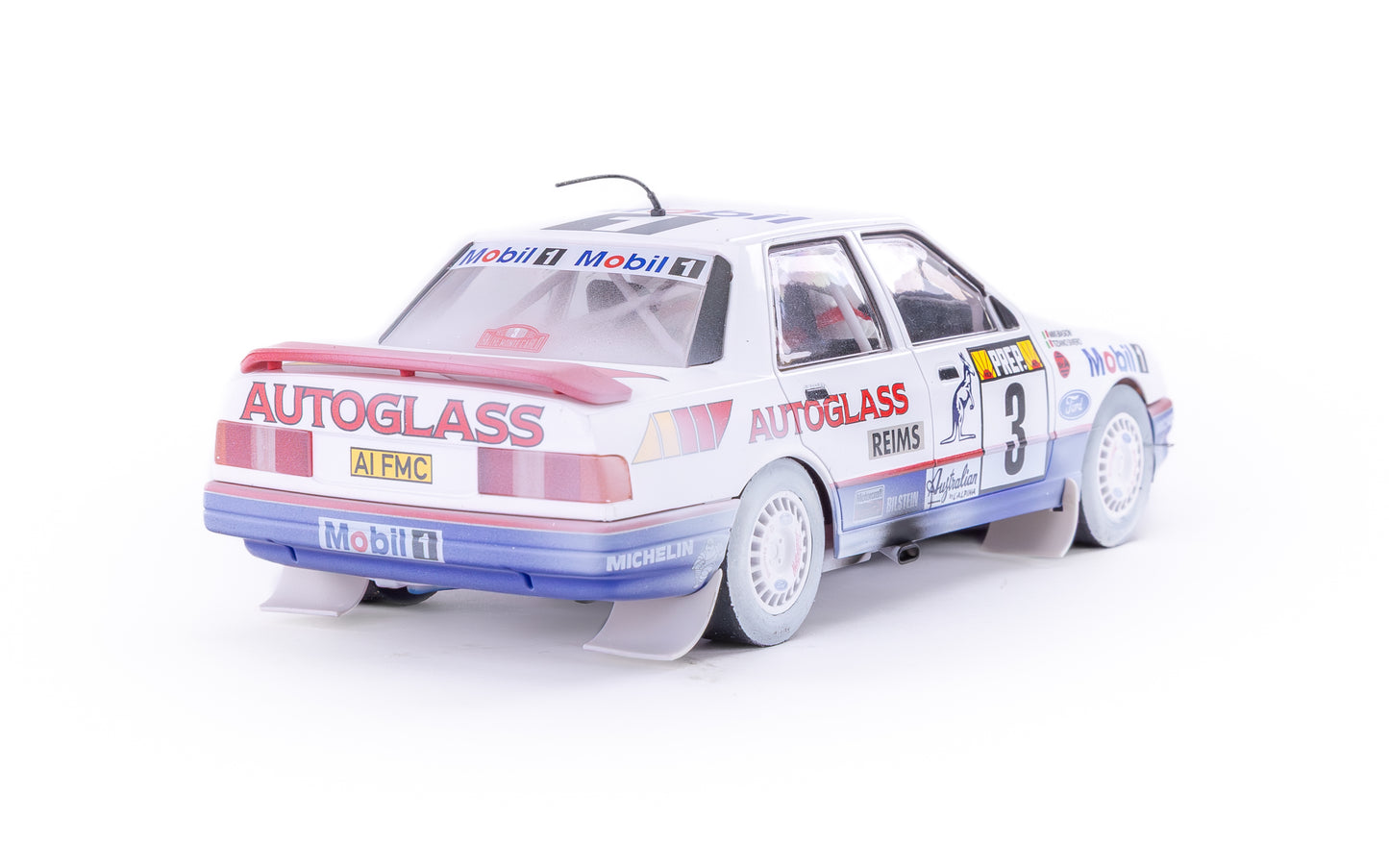 Fly A2108AR - Ford Sierra Cosworth 4x4 - Mobil1 #7 - '92 Rally Montecarlo - AFTER RACE