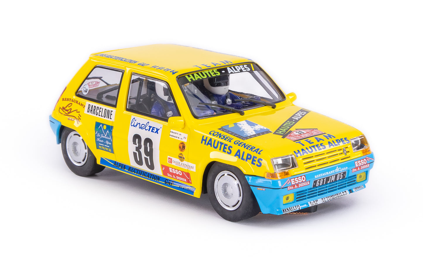 Fly E2107-EDD - Renault 5 GT Turbo - Hautes Alpes #39 - '94 Rally Montecarlo