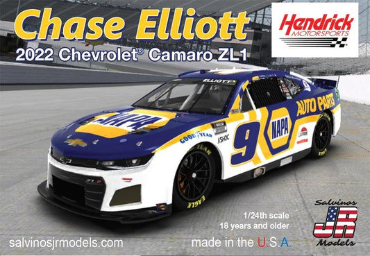 Salvinos JR Models HMC2022CEP - Chase Elliott - Hendrick Motorsports - 2022 Camaro ZL1 'NAPA'