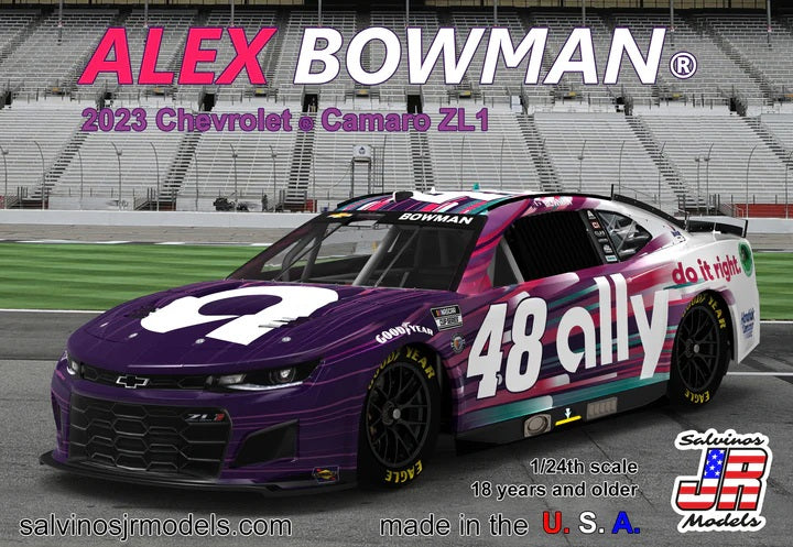 Salvinos JR Models HMC2023ABP - Alex Bowman - Hendrick Motorsports - 2023 Camaro ZL1 'Ally'