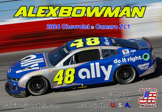 Salvinos JR Models HMC2024ABDA - Alex Bowman - Hendrick Motorsports - 2024 Camaro ZL1 Throwback