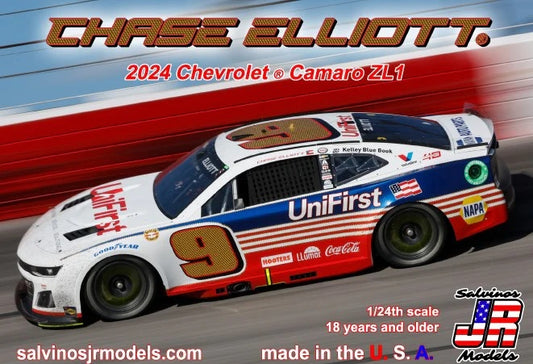 Salvinos JR Models HMC2024CEDA - Chase Elliott - Hendrick Motorsports - 2024 Camaro ZL1 Throwback