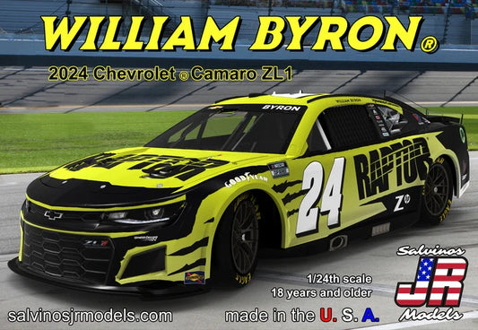 Salvinos JR Models HMC2024WBP - William Byron - Hendrick Motorsports - 2024 Camaro ZL1 'Raptor'