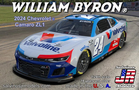 Salvinos JR Models HMC2024WBV - William Byron - Hendrick Motorsports - 2024 Camaro ZL1 'Valvoline'